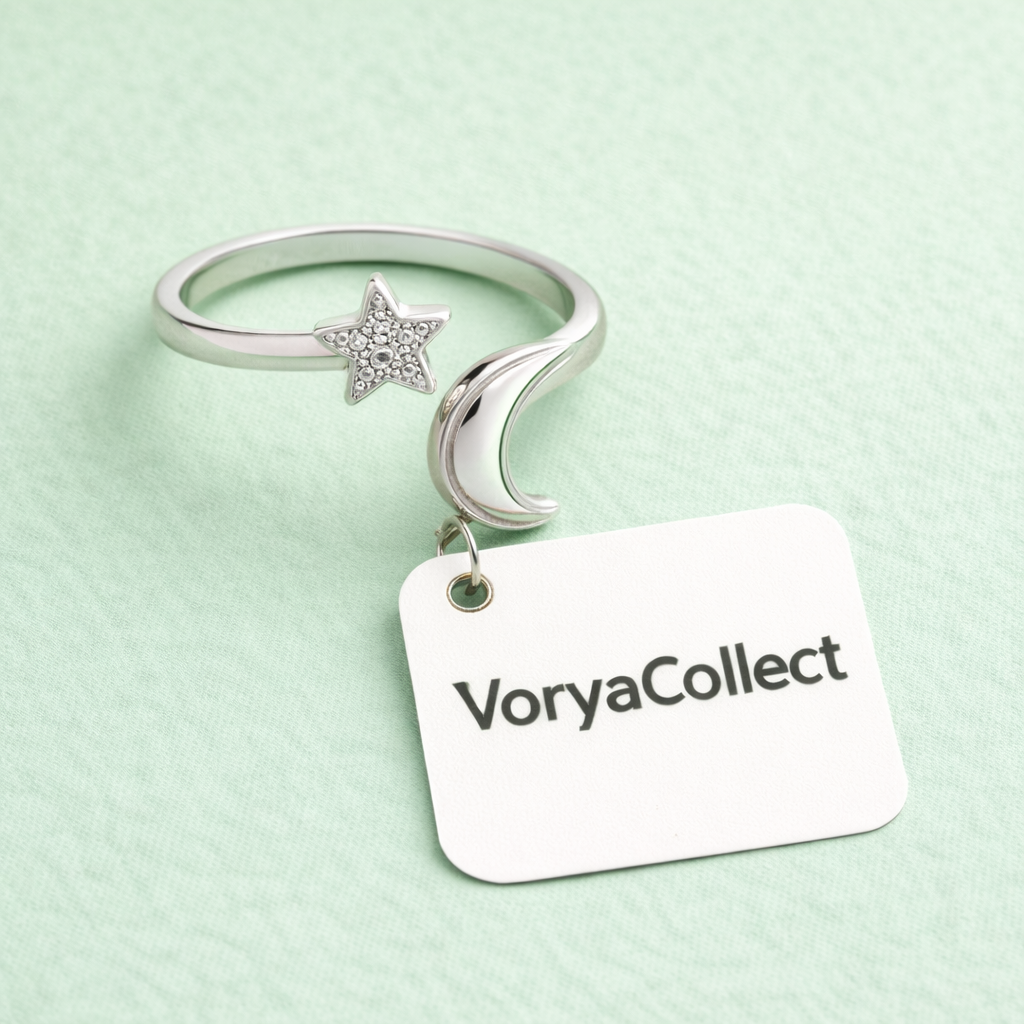 Anillo estrella & luna